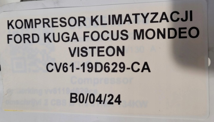 фото №9, Компресор кондиціонера ford kuga cv61-19d629-ca