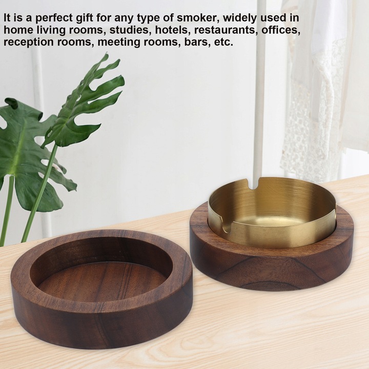 фото №10, Деревянная ветронепроницаемая пепельница na