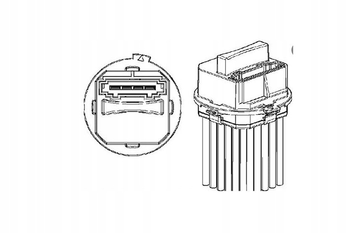 фото №3, Behr mahle резистор вентилятор citroen c5 iii c6
