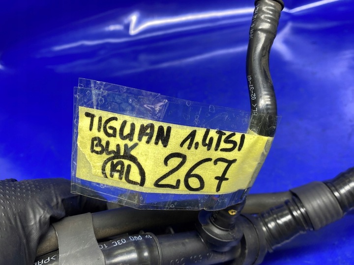 фото №16, Шланг шланг трубка воды vw tiguan golf v audi seat bwk 1.4 tsi 03c103175d