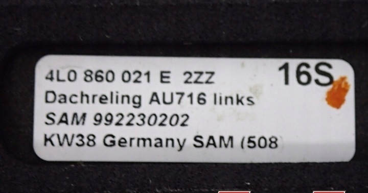 фото №9, Рейлінги дахові хром 4l0860021e 2zz audi q7 4l