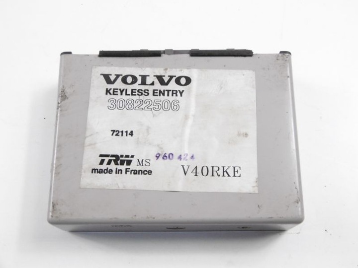 фото №7, Volvo s40 v40 1 i реле модуль замка 30822506