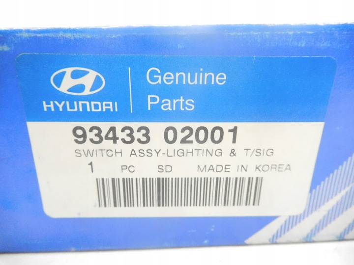 фото №8, Hyundai переключатель электрический света atos 93433-02001 93433 02001