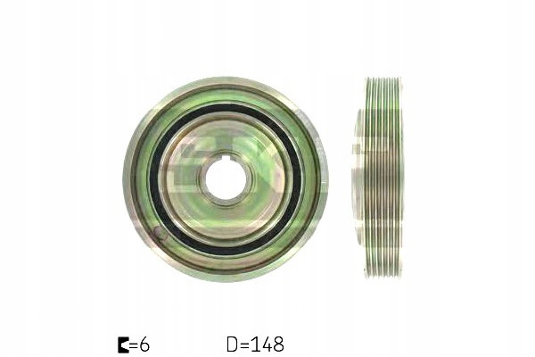 фото №1, Skf колесо пасове вала citroen c4 grand picasso i 2.