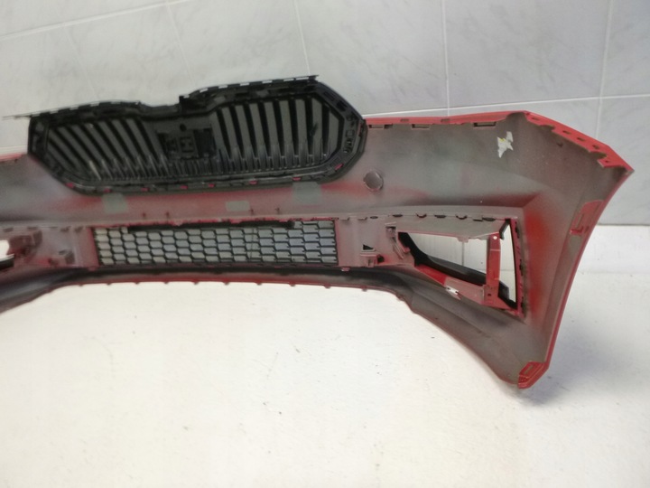 фото №10, Skoda fabia iv 4 бампер перед решётка радиатора переднее радар