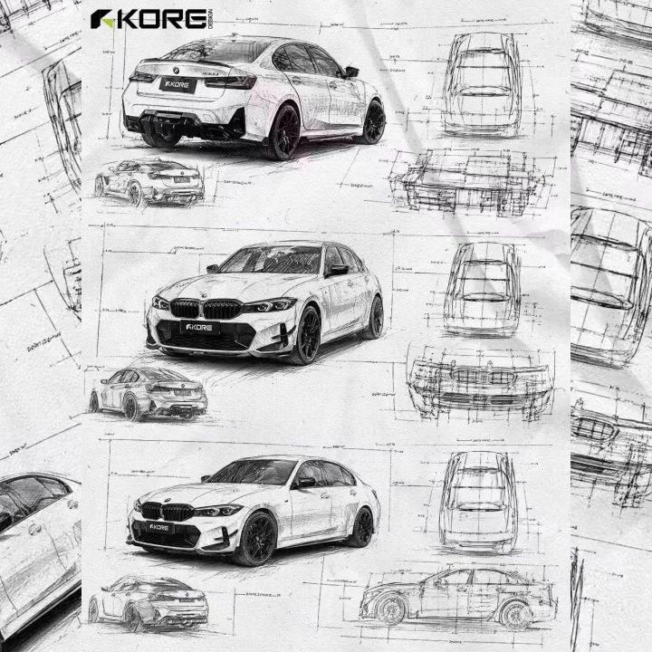 фото №15, Kore сплиттер молдинг передняя bmw seria 4 g22 / g23 abs чёрный szafir