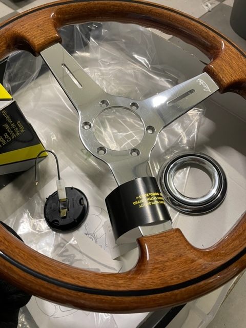 фото №6, Руль деревянная 37cm włoska классика