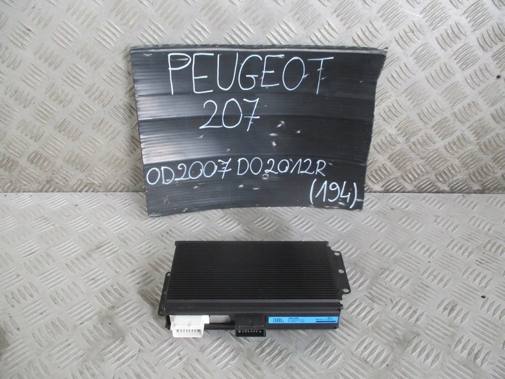 фото №6, Підсилювач jbl eqsep05rt3 peugeot 207 1.6 hdi 07-12 універсал