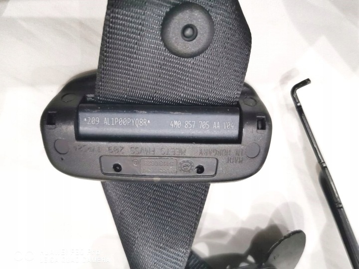 фото №6, Audi q7 4m0 передні ремені безпеки натягувачі usa / америка 4m0857705 aa