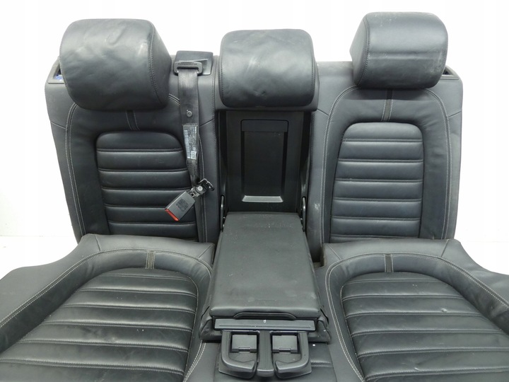 фото №10, Kpl сидений сиденья перед диван зад vw passat cc кожаные чёрные