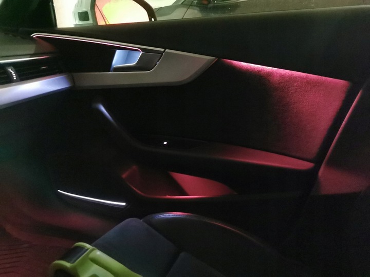 фото №4, Audi q7 4m кольорові освітлення фоновий