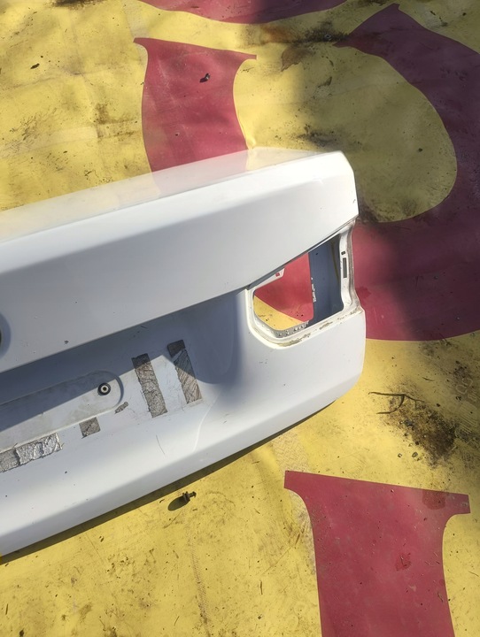 фото №5, Bmw f30 sedan крышка задняя зад багажника a300 альпийский белый