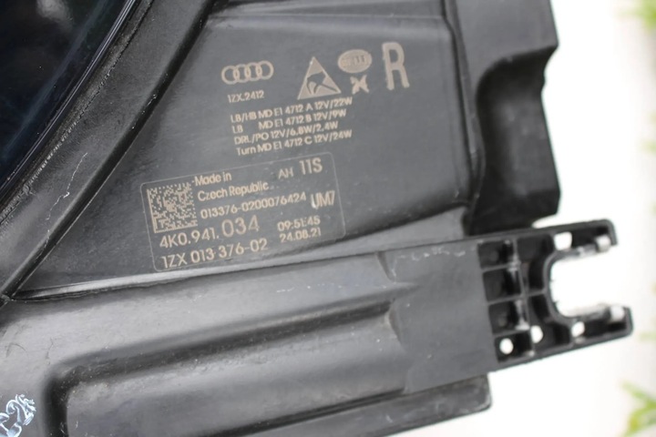 фото №7, Лампа 4k0 audi a6 s6 c8 4k полный led перед передняя