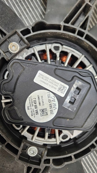 фото №11, Радиатор основний  кондиционера вентилятор vw skoda seat audi 2.0 tdi 5q0121251