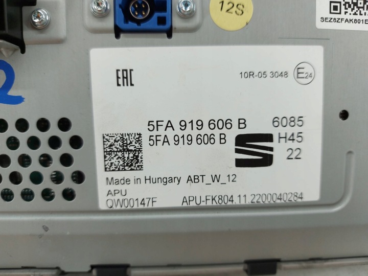 фото №8, Seat leon iv 4 20- 5fa экран монитор навигации lcd gps