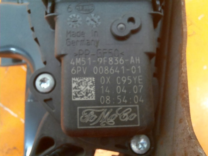 фото №6, Mazda 3 iii 1.6 citd 06-09 педалі комплект gaz гальмо 4m519f836ah