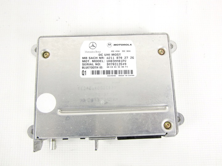 фото №1, Модуль телефона блютуз mercedes ml w164