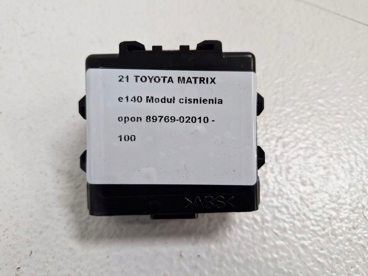 фото №3, Toyota matrix 2 ii e140 модуль блок керування тиску шина 89769-02010