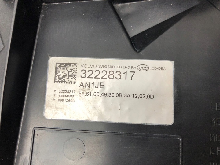 фото №15, Фара volvo v90 s90 ii рестайлінг правий лівий mid led bez пошкоджень