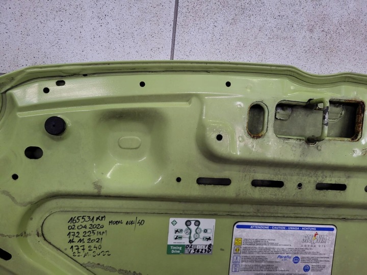 фото №14, Капот крышка двигателя 733a fiat panda ii