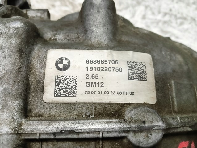 фото №5, Заднее мост дифференциал редуктор bmw 8 g14 g15 2.65 868665706 8677759