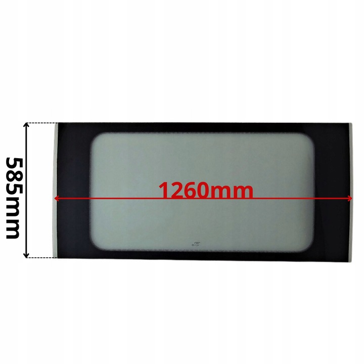 фото №1, Скло бокова права citroen jumper ii 1260x585 06- 0382