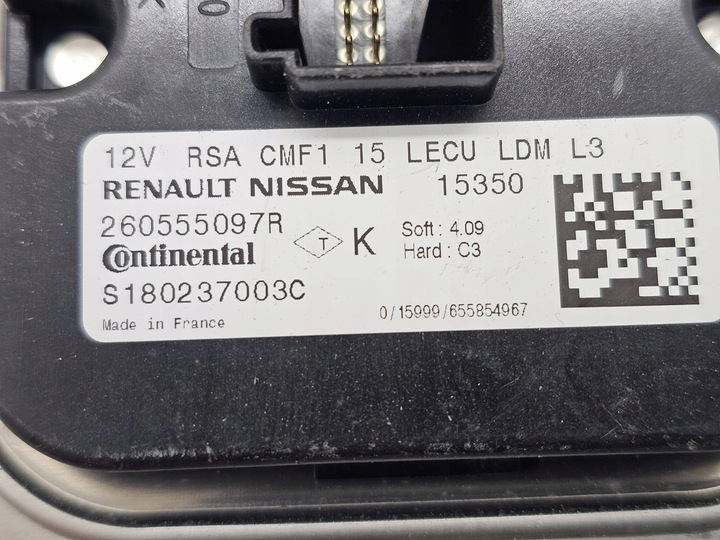 фото №6, Renault talisman преобразователь модуль лампы перед полный led 260555097r