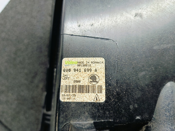 фото №13, Skoda fabia iii 6v0 рестайлинг 18-галоген противотуманный левый перед h8 6v0941699a