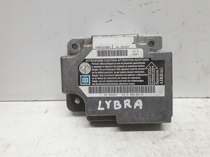 фото №10, Lancia lybra 99-05 консоль панель подушки датчик подушка безпеки ремені