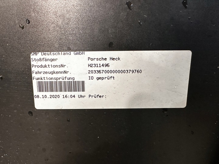 фото №11, Porsche carrera 911 992 бампер зад задний