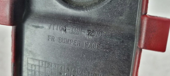 фото №12, Honda civic x тип r type-r 2017- бампер переднее перед 7110o-tgh-zz00