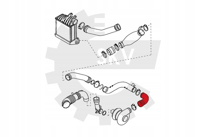 фото №13, Шланг турбины audi seat skoda vw 06a145832c