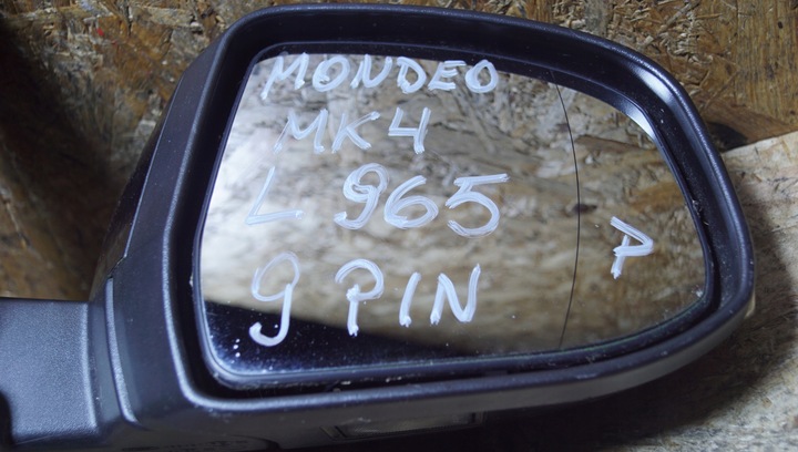 фото №9, Зеркало правые ford mondeo mk4 рестайлинг 9 pin g6