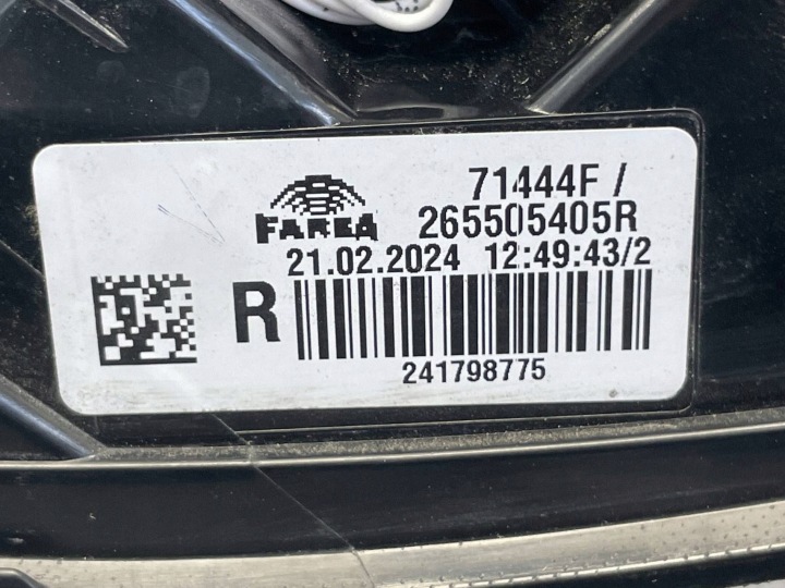 фото №14, Renault oem номер 265505405r clio v фара задня права зад праве