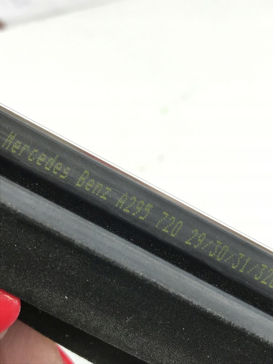 фото №9, Планка накладка двері ліва зад mercedes v295 eqs a2957202930