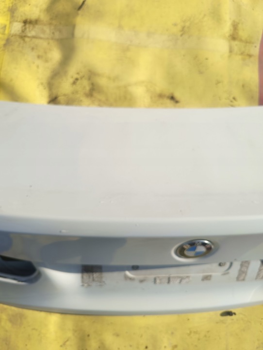 фото №7, Bmw f30 sedan крышка задняя зад багажника a300 альпийский белый