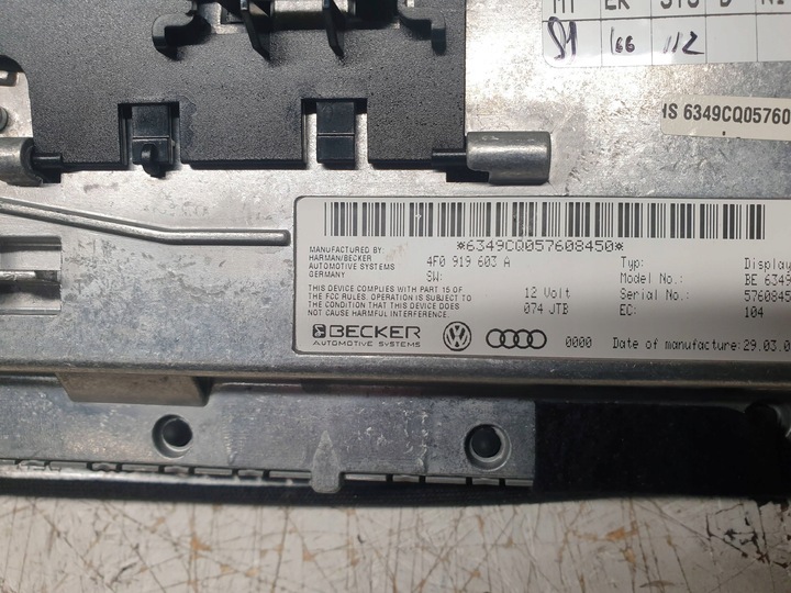 фото №10, Спидометр приборы экран dekor спидометра audi a6 c6 4f0920931e
