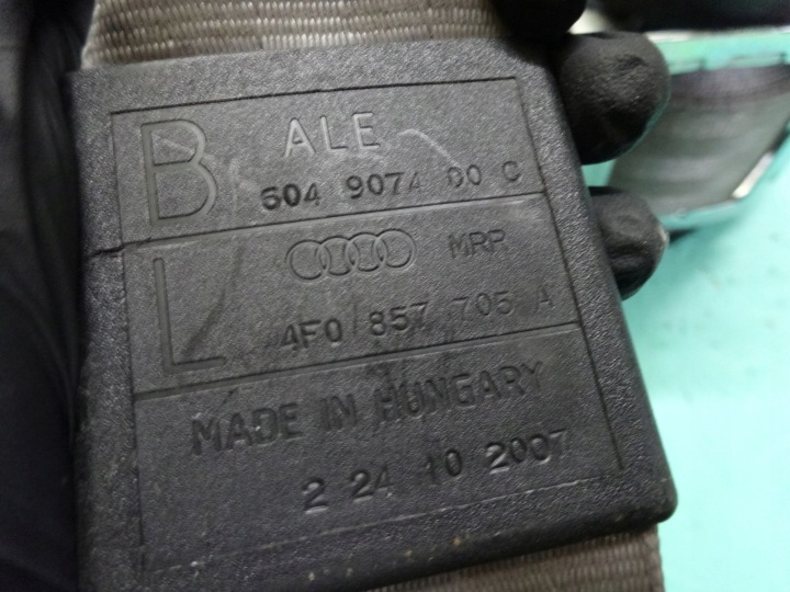 фото №6, Audi a6 c6 07r pas безопасности левые перед 4f0857705a