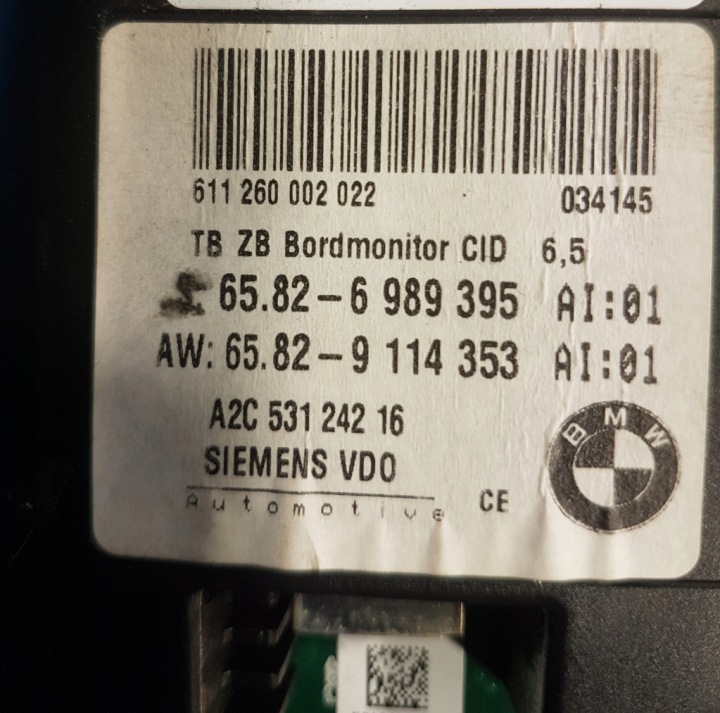 фото №8, Bmw 6 e63 дисплей радио / gps 6989395