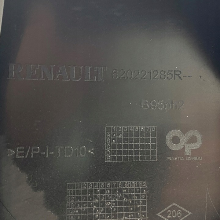 фото №13, Новый oem номер бампер передний renault megane iii рестайлинг 620221285r