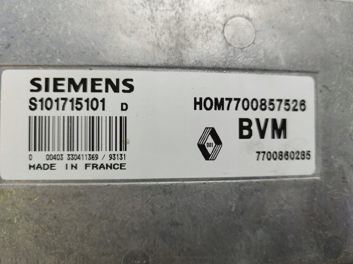 фото №15, Renault блок керування двигуном (ecu) 7700857585 s101715101d