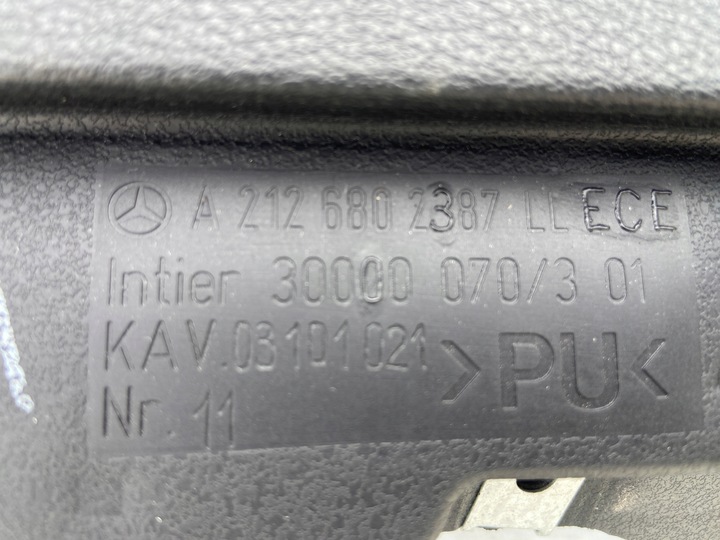 фото №6, Панель консоль pulpit mercedes e-klasa w212