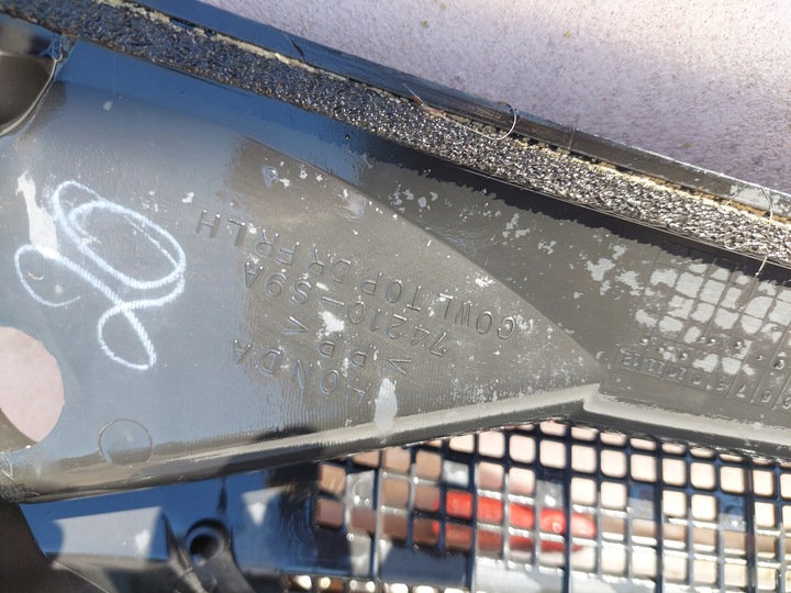 фото №8, Honda cr-v crv ii 2 2001-2006 панель під лобовим склом пластиковий європа 74220-s9a комплект