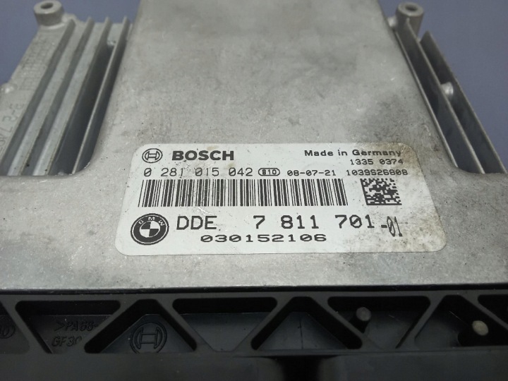 фото №6, Bmw e90 2.0 d блок керування двигуном (ecu) 7811701 0281015042
