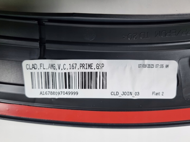 фото №8, Mercedes amg w167 молдинг накладка крыльев правая зад a1678840000