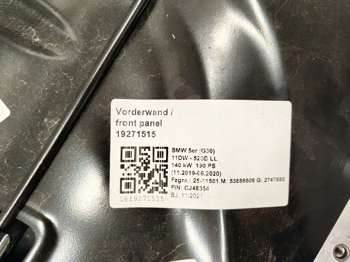 фото №13, Bmw g30 lci перед капот бампер лампы крылья pas переднее 475