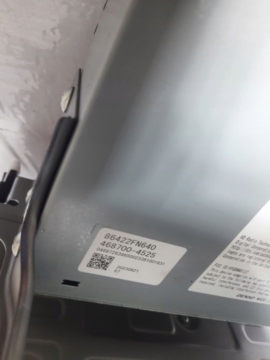 фото №9, Subaru crosstrek 22- дисплей радио навигация 86412fn450 usa