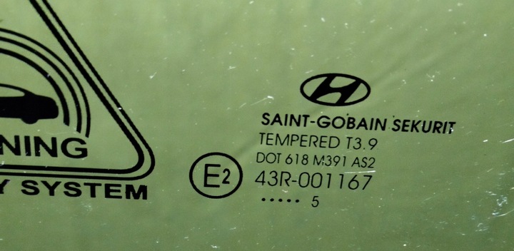 фото №2, Hyundai i30 ii 5d скло двері лівий перед 15 r