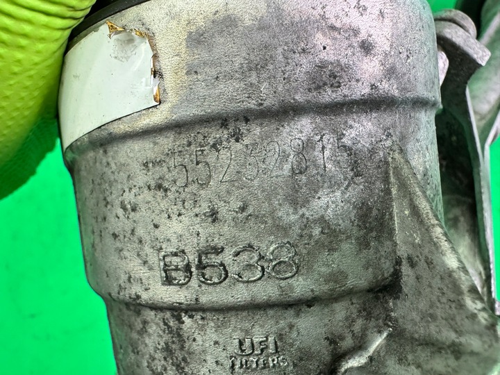 фото №9, Основание корпус фильтра масла 55232815 alfa romeo mito 1.3 jtdm 08-