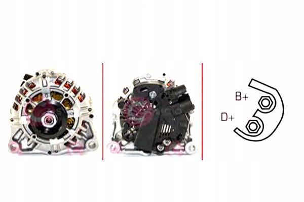 фото №1, Генератор 12v 90a